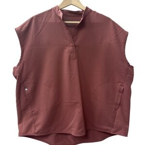 FIGS XL Vest Top‎ Sleeveless Scrub Top  Medical Professional Work Uniform